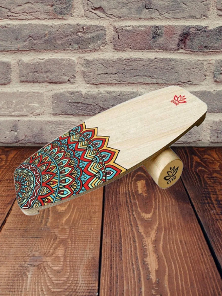 

Wooden Balance Board, Surfing, Skating, Fitness, Yoga, skateboard Snowboard for Training and Coordination Exercise Portable Equipment