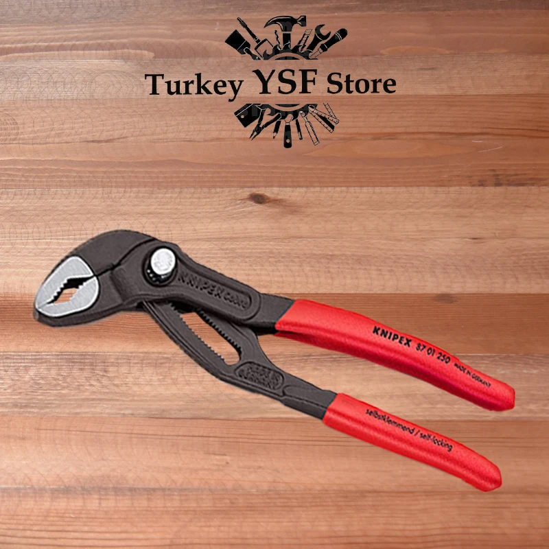 Плоскогубцы для водяного насоса Knipex 8701250 Cobra Hightech регулируемые плоскогубцы 250 мм