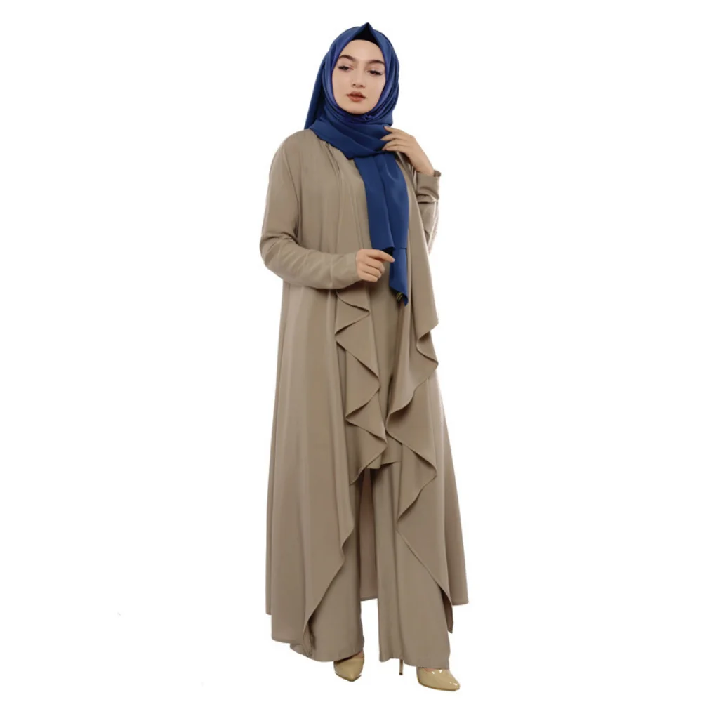 Hijab Cardigan 3 Piece Combination Stylish Comfortable Trend Fashion muslim dress women abaya kaftan modest dress abayas for wom