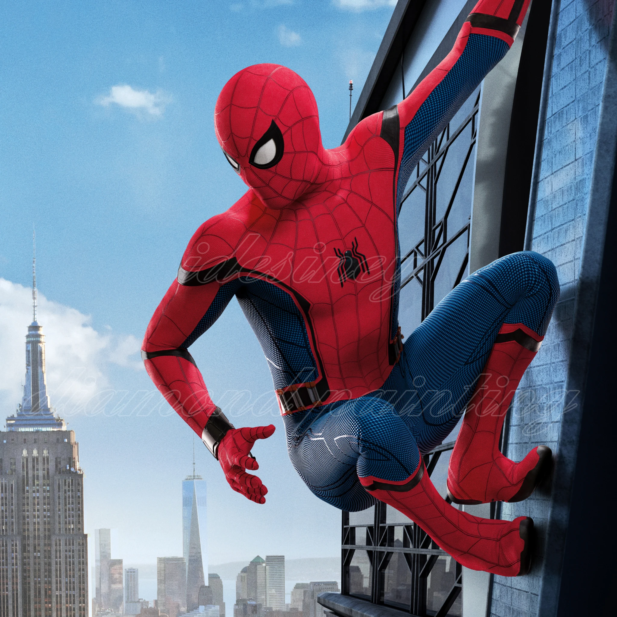

5D алмазная живопись «сделай сам», Marvel, Человек-паук, мультфильмы Мстители, полноразмерная/круглая вышивка, мозаика, набор ручной работы, иск...