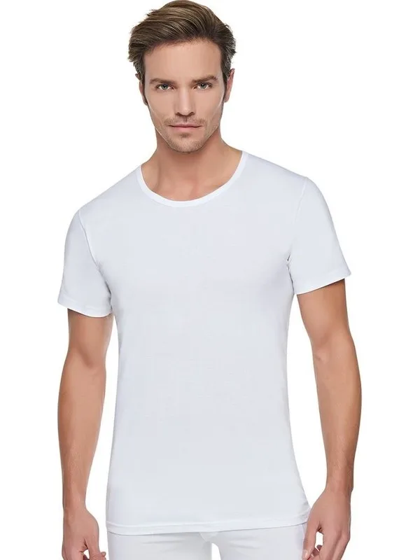 Men Half Sleeve Undershirt 1 Pcs