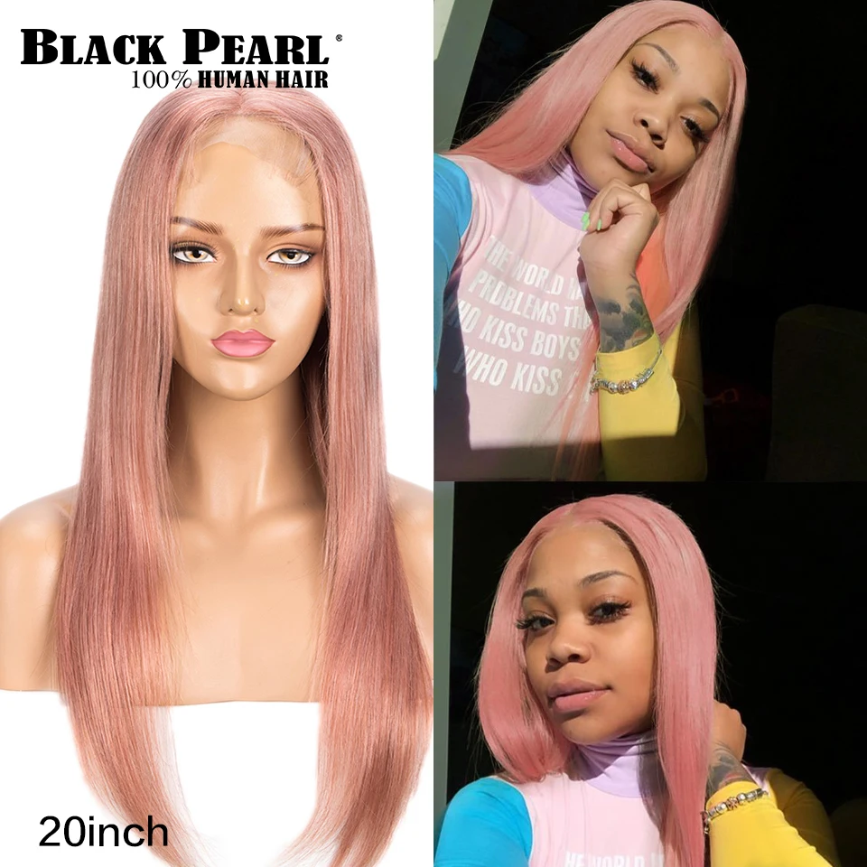 Brazilian Straight Human Hair Wigs 150% Density Colored Lace Front Human Hair Wigs Blonde Lace Fonral Wigs For Women 4X4