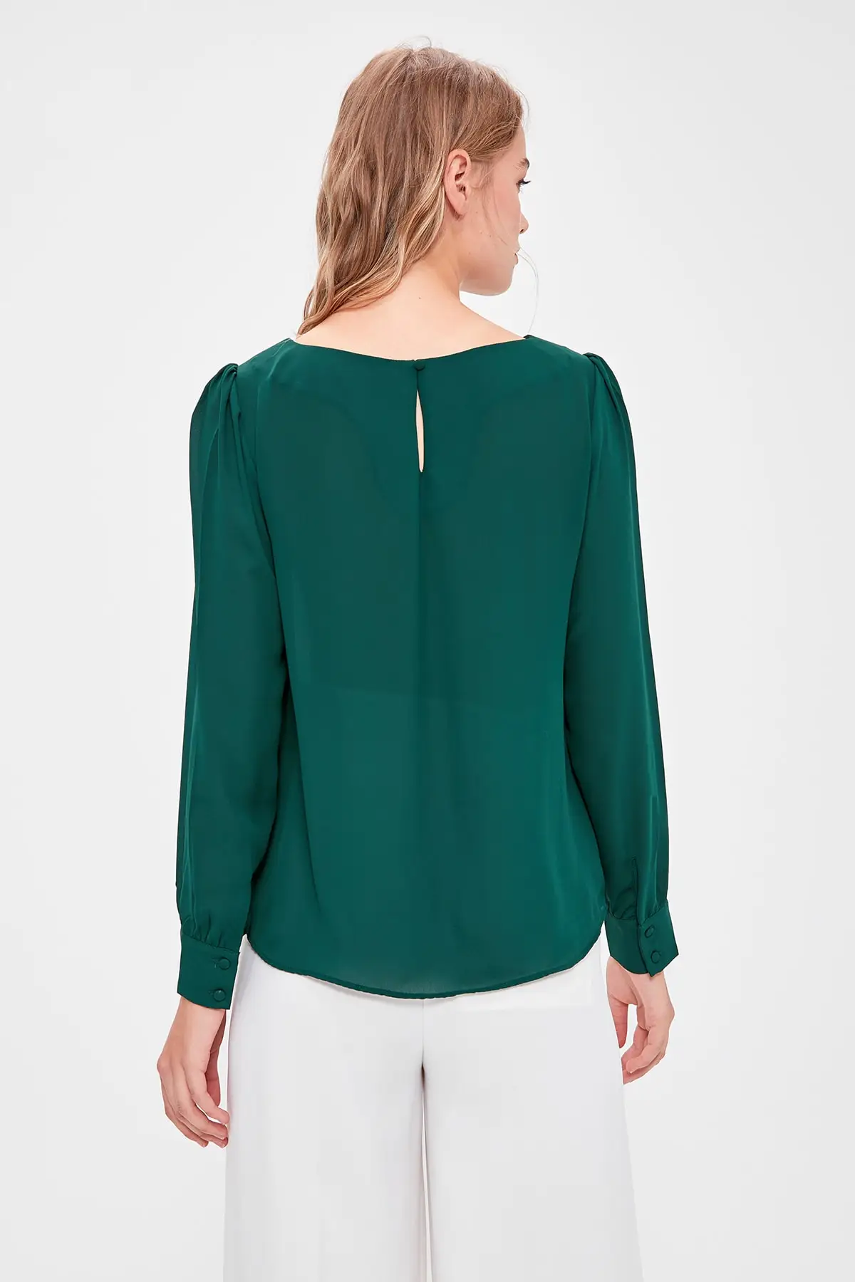 Trendyol Изумрудный зеленый рюкзак детальный Bluz TWOAW20BZ0354