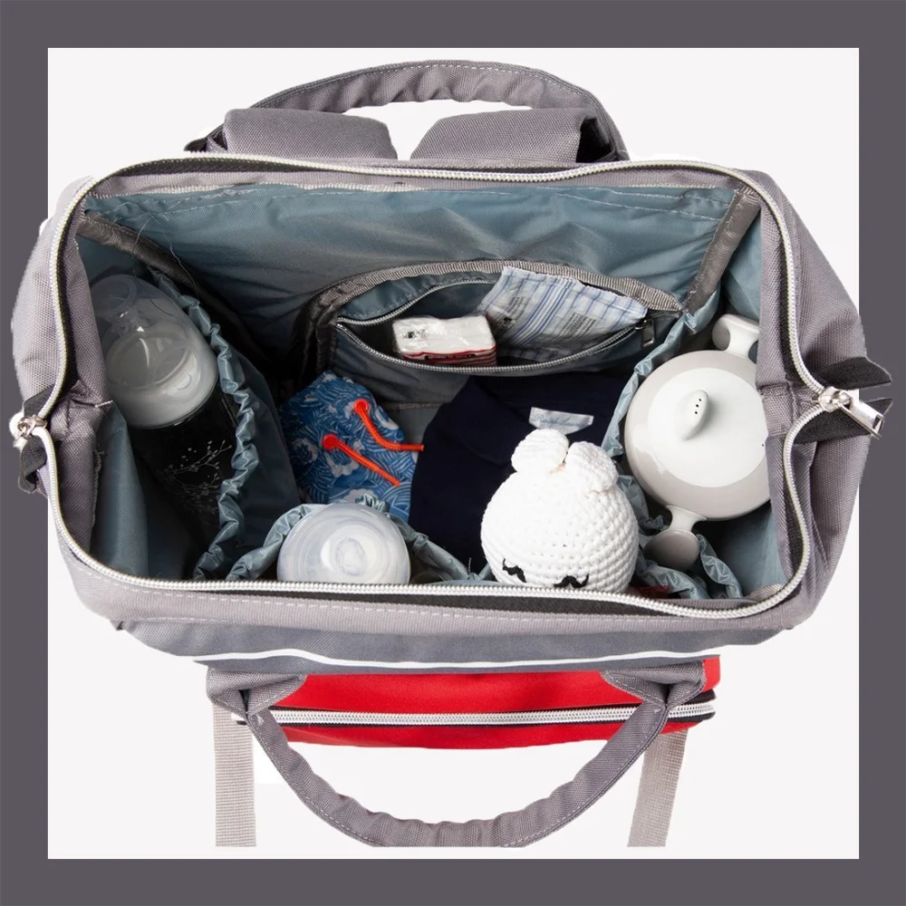 

Diaper Bag Mother Baby Care Nappy Large Capacity Travel Pack Nursing Designer Multifunctional Red Blue Black Brand Fashion
