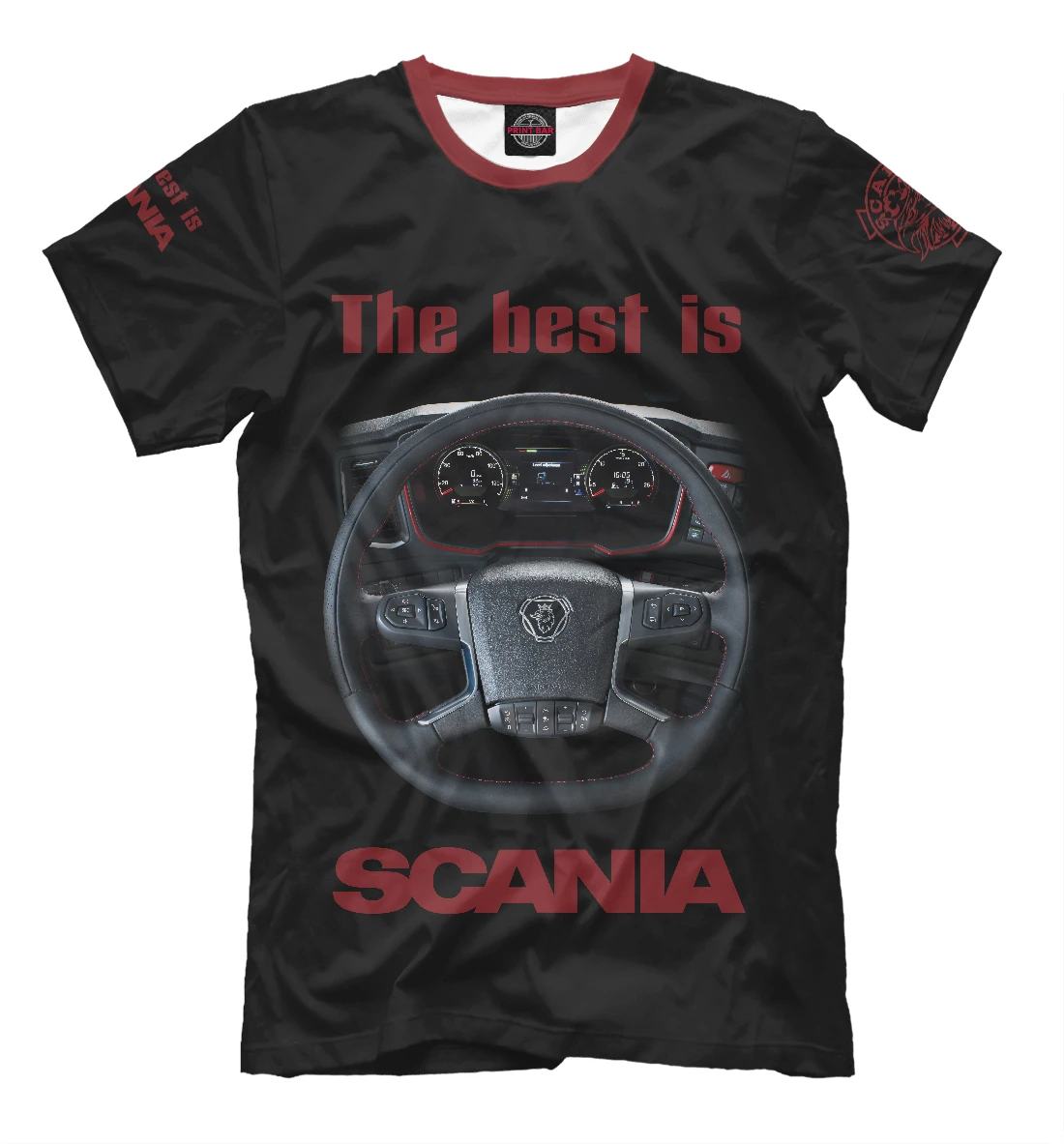 Футболка The best is SCANIA (Авто грузовики) | Мужская одежда