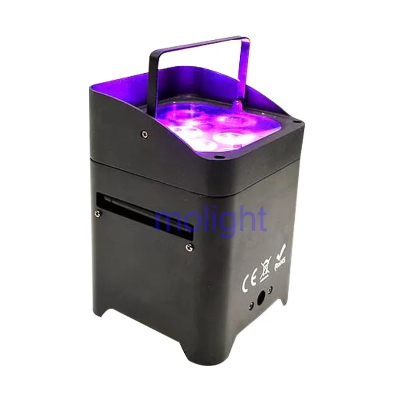 RGBWAUV 6 led 6в1 18 Вт перезаряжаемая батарея dmx беспроводная wifi Удаленная DJ подсветка |
