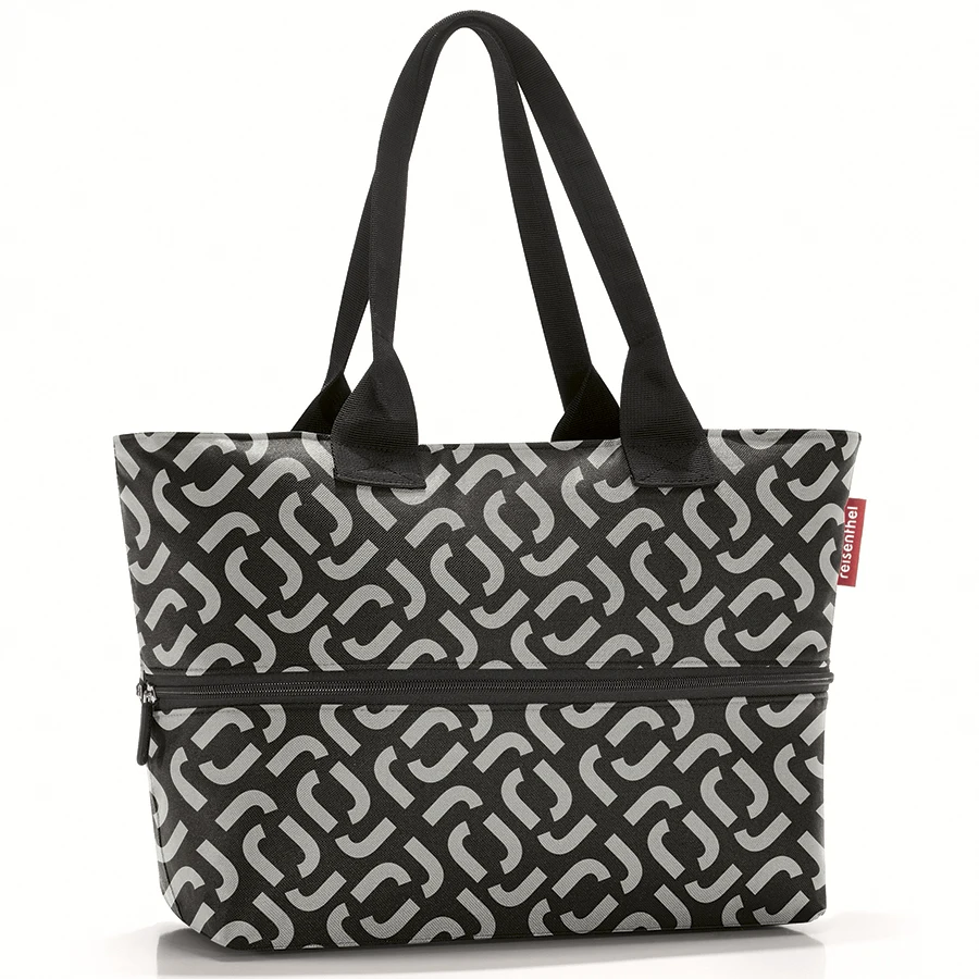 Сумка shopper e1 signature black Ф-RJ7054 |