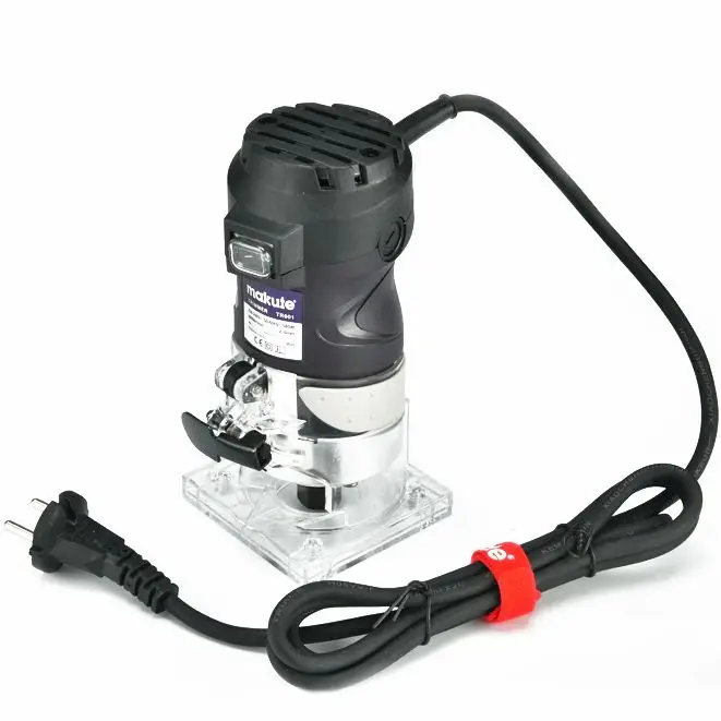 

Woodworking Electric Trimmer Handheld Wood Milling Engraving Slotting Trimming Machine Hand Carving Machine Wood Router