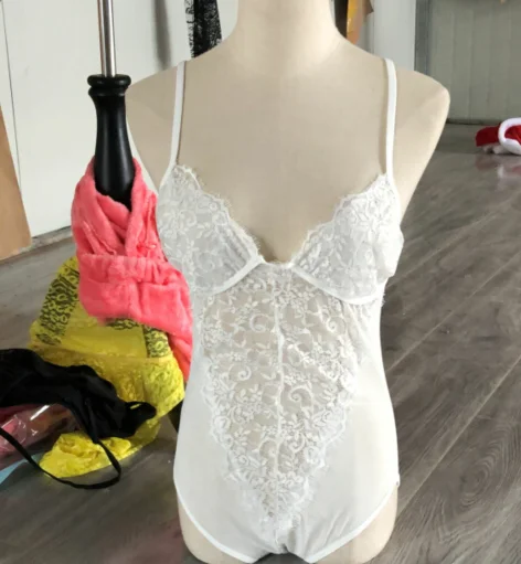 Модные Женские однотонные Сексуальные облегающие Кружевные Боди без рукавов