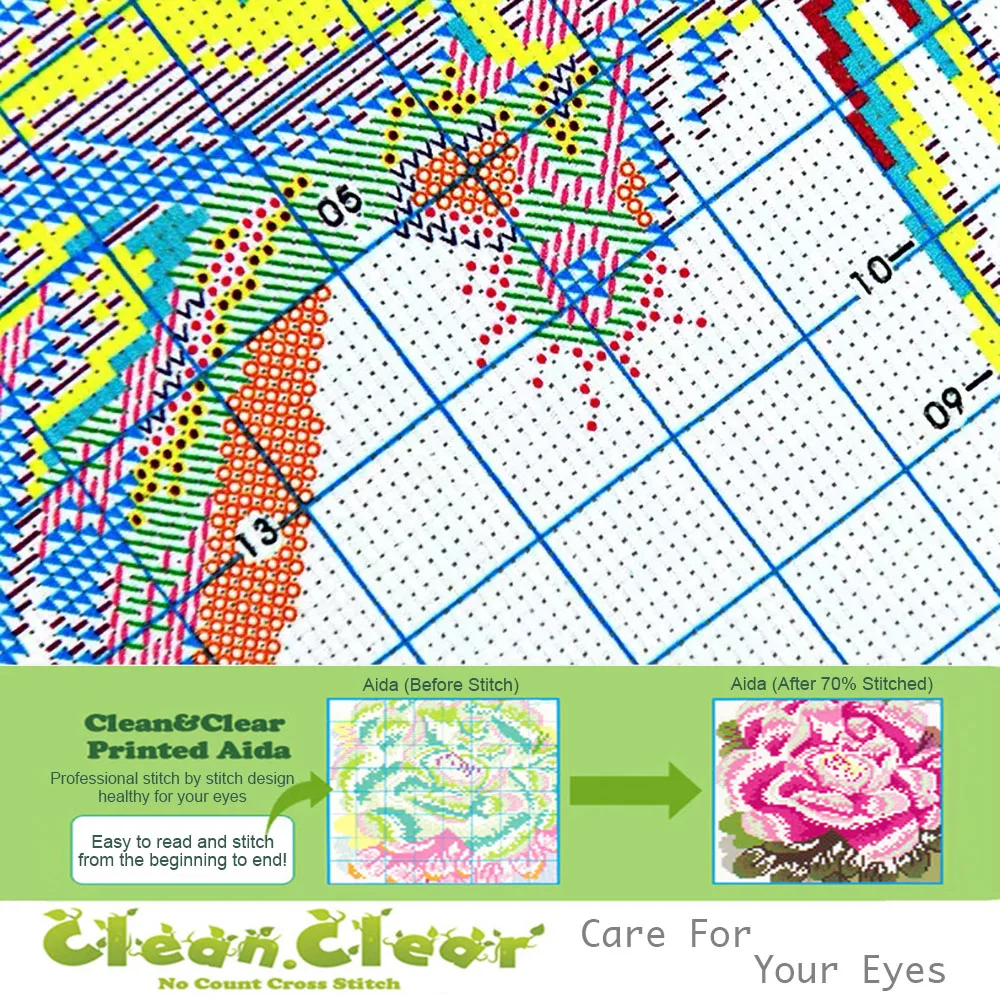 Картинка с изображением диких цветов 18 1 дюймов|cross stitch kits|stitching kit cross stitchcross cushions |