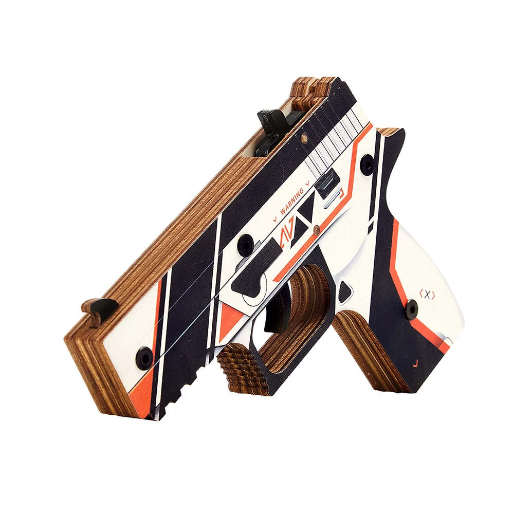 Деревянный пистолет Go-Wood Р250 v1.6 Азимов (резинкострел) КС ГО / CS GO 1006-0401 | Игрушки и