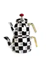 Чайный чайник, чайные горшки, чайное ситечко, китайский чай, клетчатая эмаль, ручная роспись, чайный горшок, чайный набор, свободная вышивка