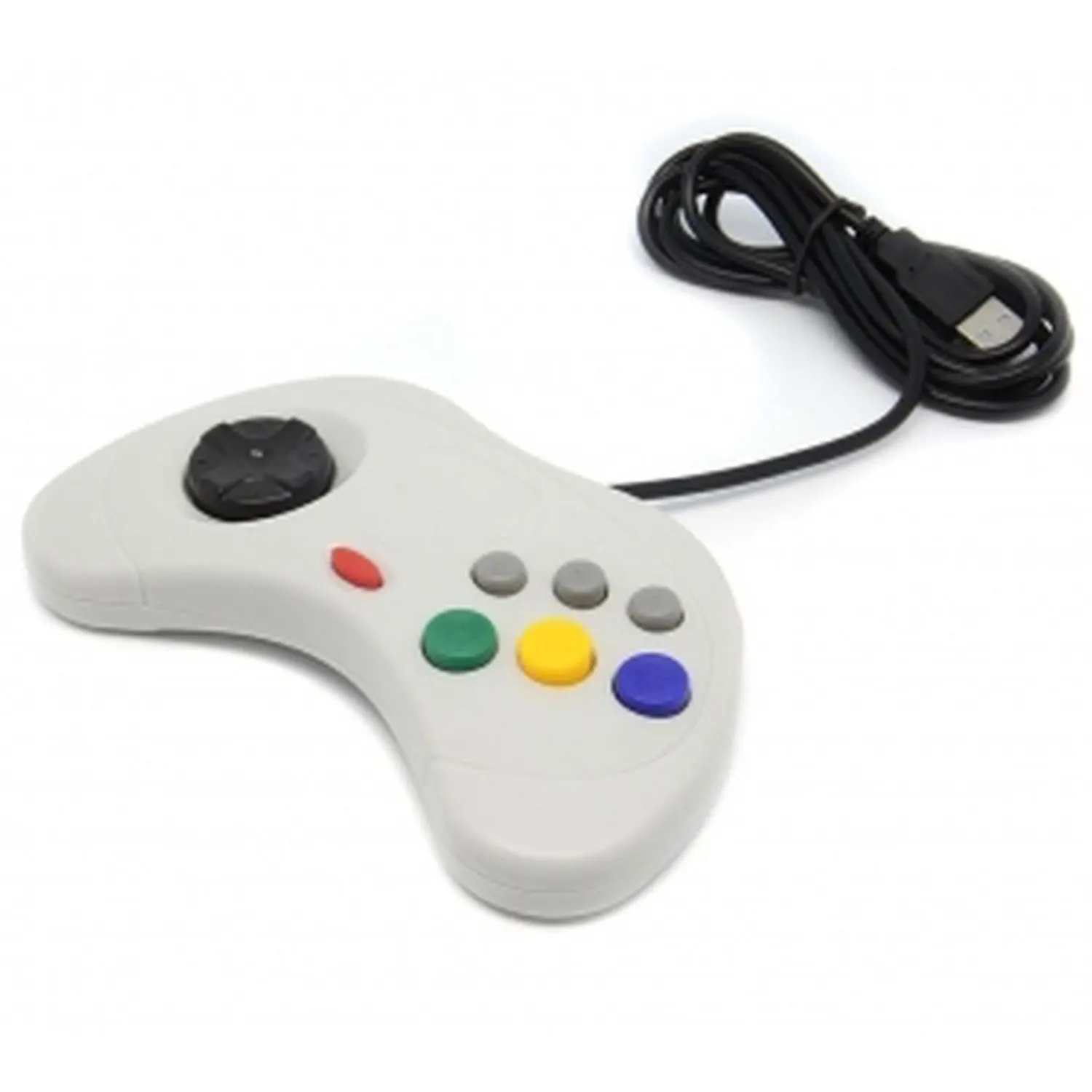 Серые командные игры Sega Saturn стиль ПК Usb контроллер для и Mac|Геймпады| |