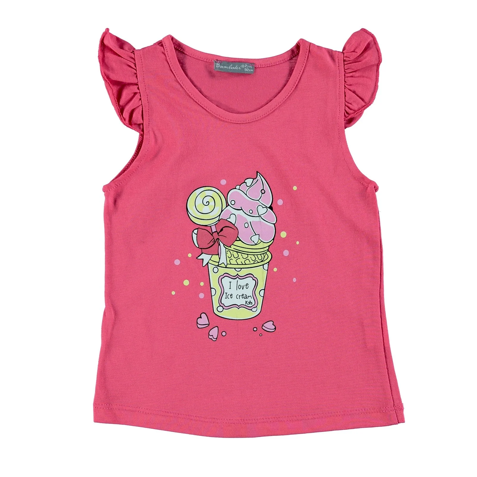 Детская футболка с принтом мороженого ebebek Bambaki| |