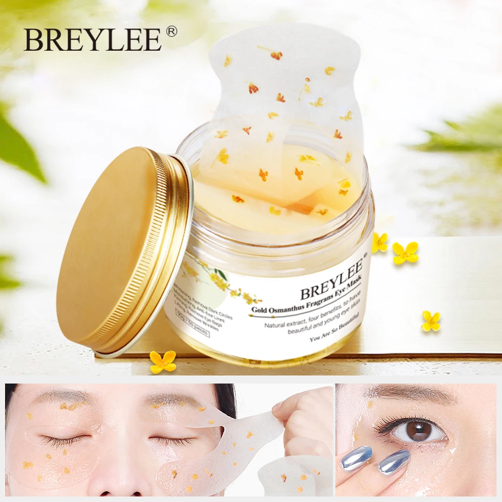 BREYLEE Gold osmanthus fragrans маска для глаз коллагеновая гелевая повязка уход за кожей лица