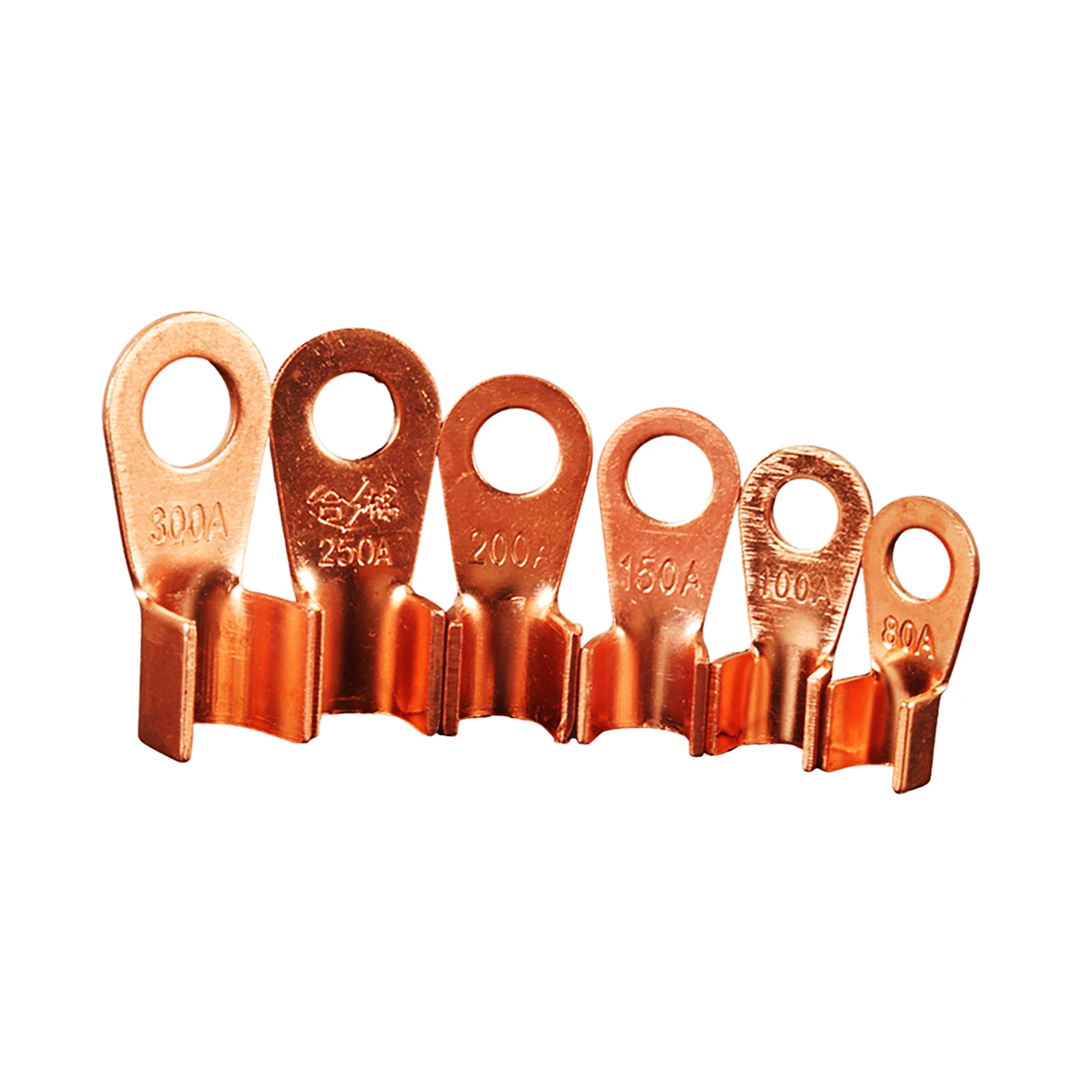 10/25PCS Terminal OT Series 10 20 30 40 50 60 80 100 150 200A Splice Wire Copper O shape Circular Naked Cable Connector Open Lug |