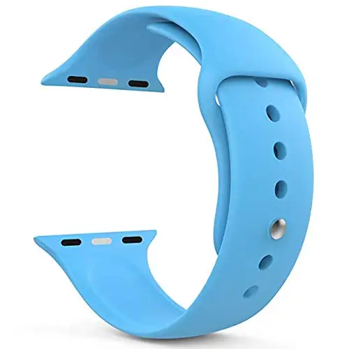 Синий Apple Watch Silikon Kordon Kayış 42 мм 1 | 2 | 3 | 4 - Цвет: Синий