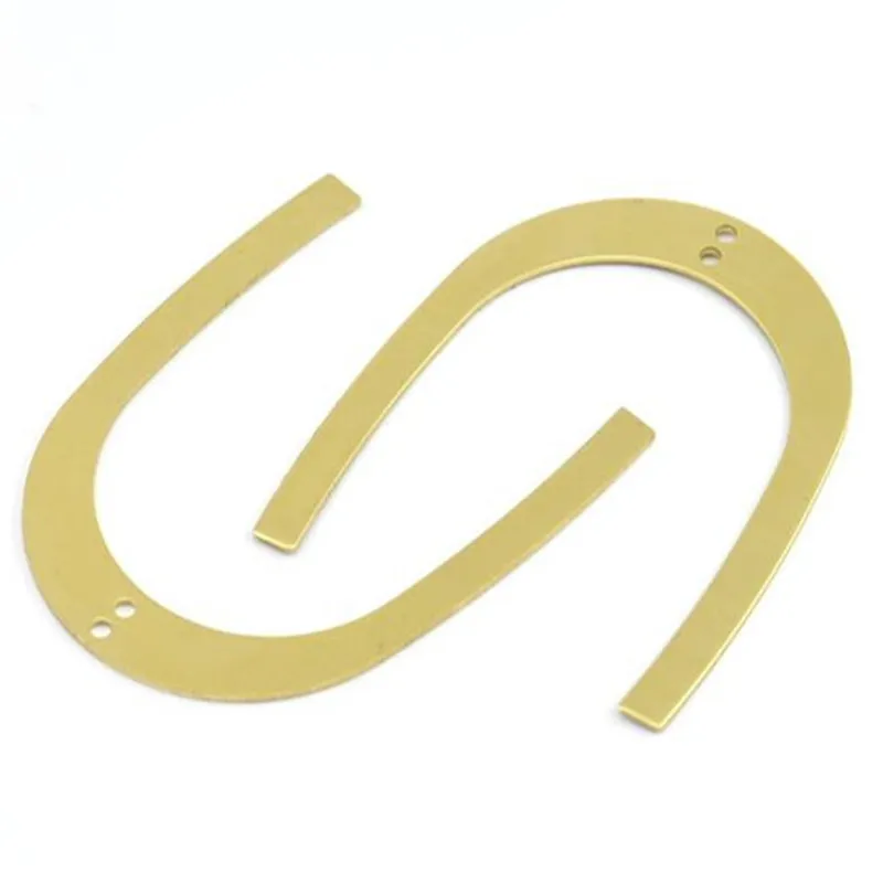 U образная Подвеска из сырой латуни (без никеля и свинца)