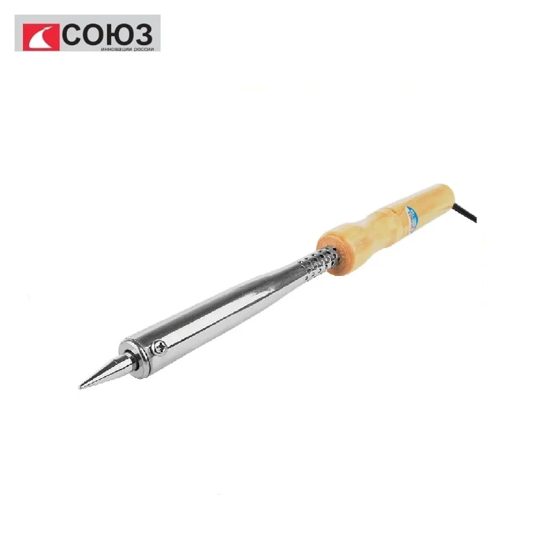 ПС2005-100 Электропаяльник СОЮЗ 100 ВТ деревянная рукоятка | Инструменты
