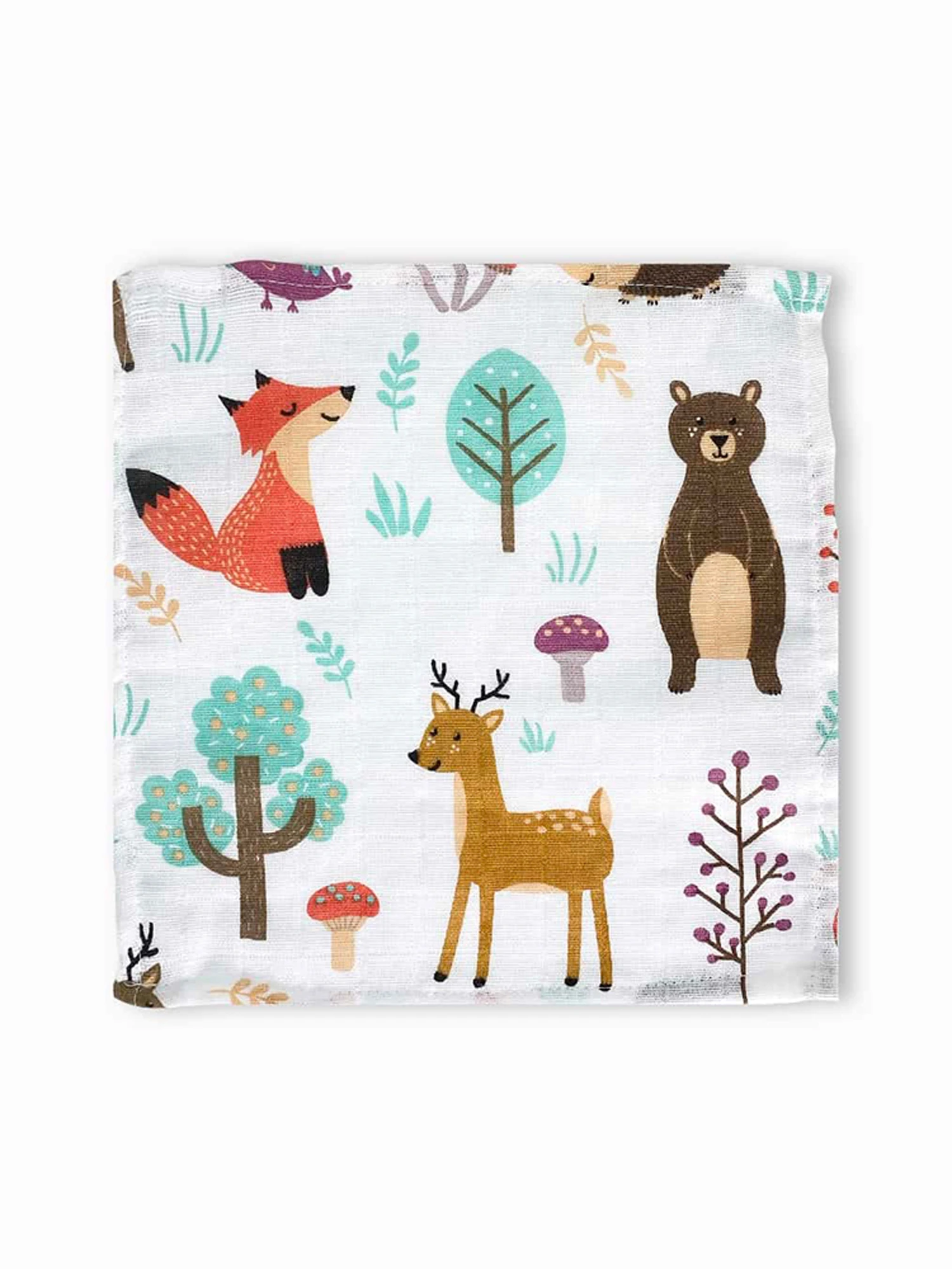 Упаковка из 3 мягких муслиновых салфеток для новорожденных 100% хлопок Детская