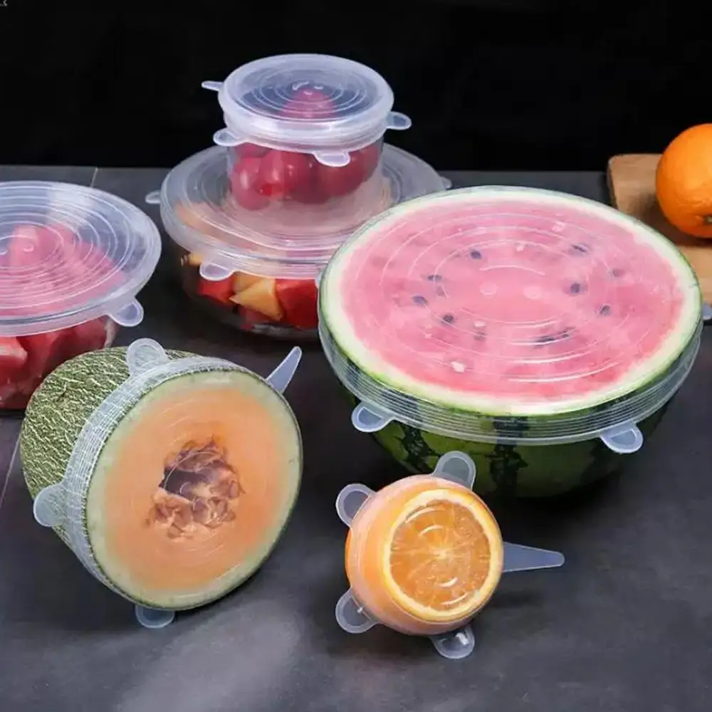 6 шт Кухня универсальные аксессуары силиконовые многоразовые Еда Обёрточная