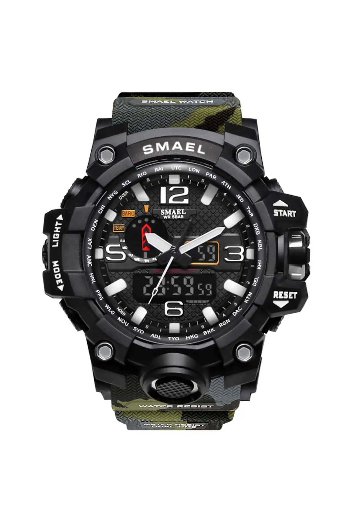 

Наручные часы SMAEL 1545MC мужские, спортивные, аналоговые, цифровые
