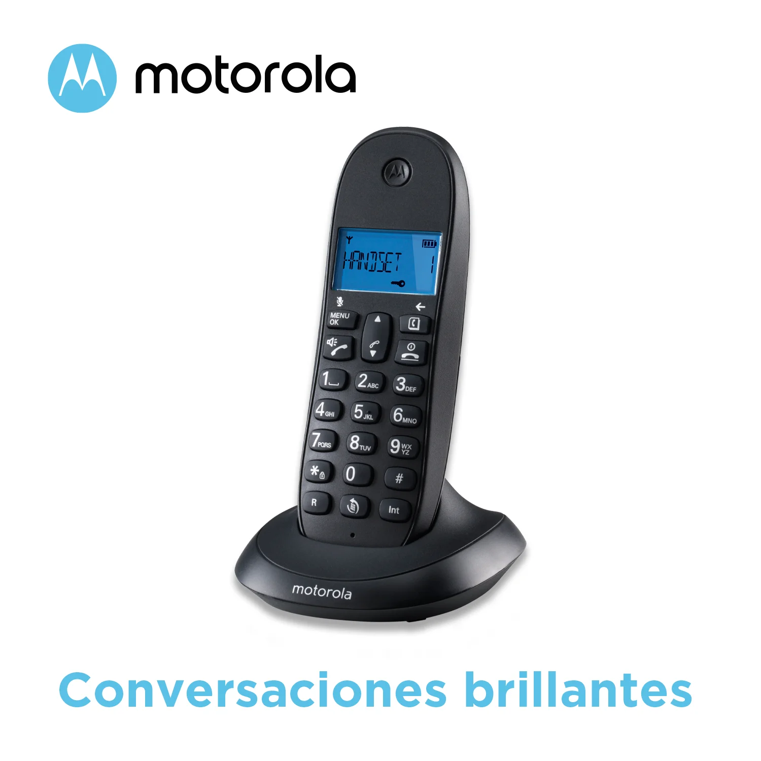 MOTOROLA C1001 DECT C1001LB + цифровой беспроводной фиксированный телефон-расширяемый до 5