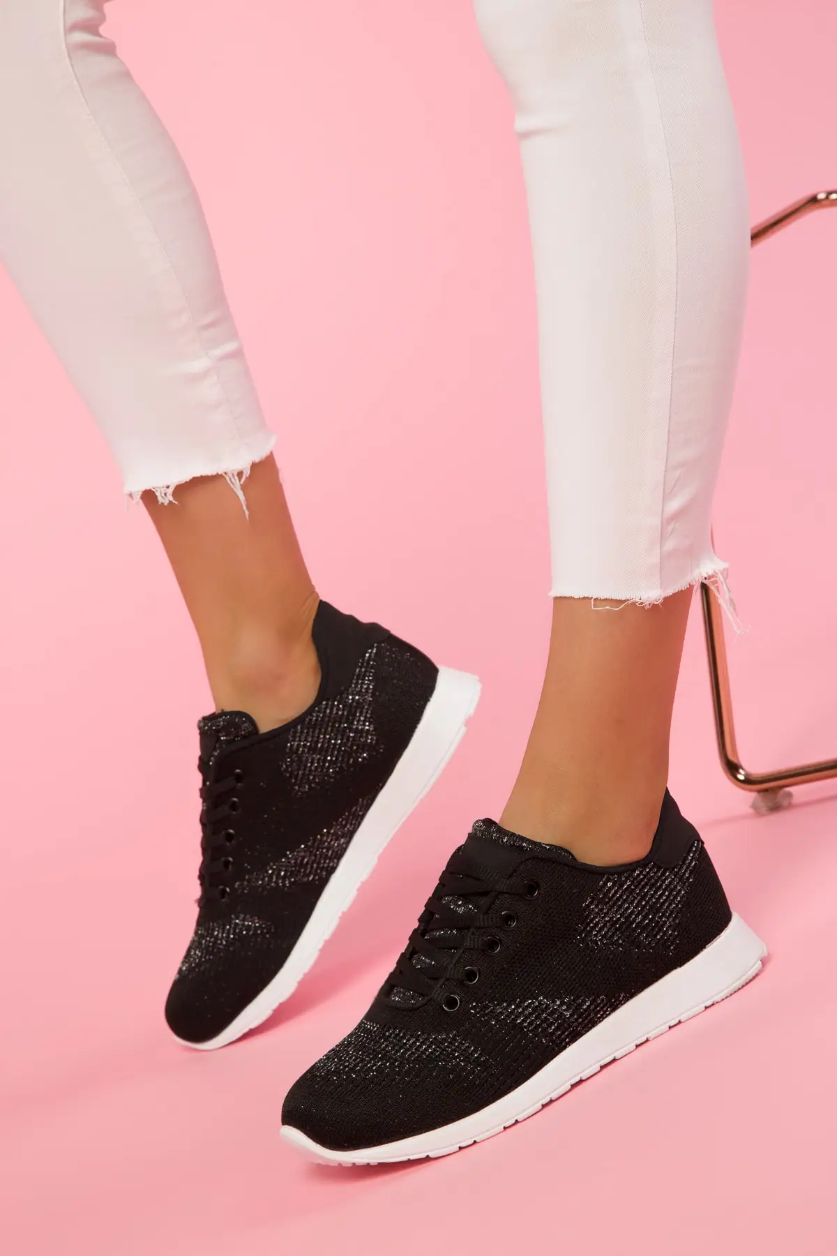 SOHO/Женская обувь Сезон осень Белые кроссовки Женские на платформе со шнуровкой