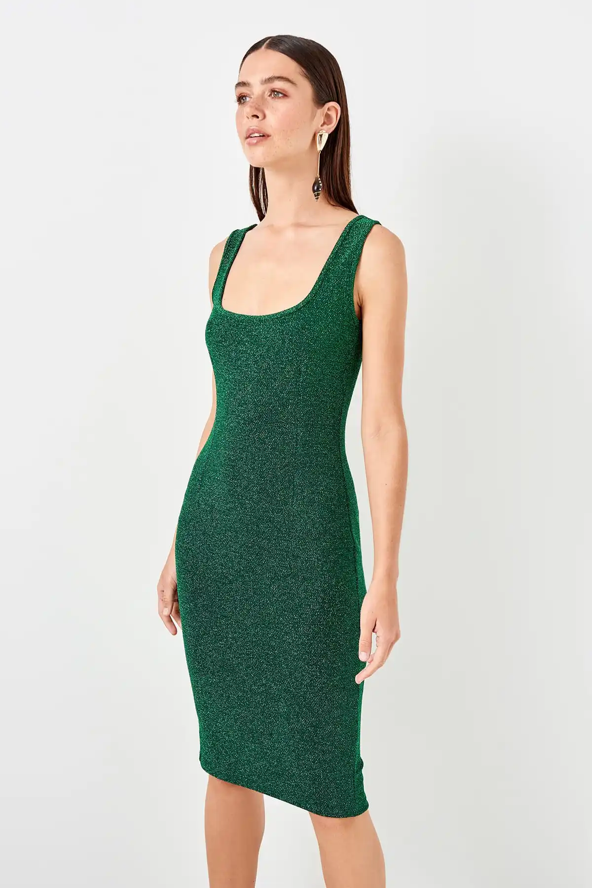 Trendyol светящееся платье TPRSS19EL0031|Женские платья| |