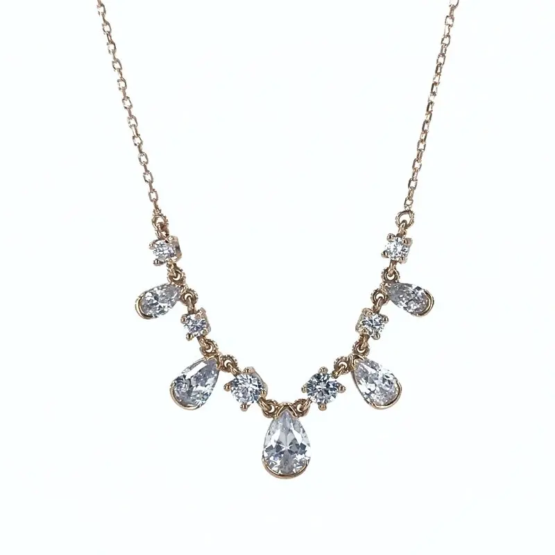 Anturaj Бриллиантовая модель серебряное ожерелье с каплями водотока от AliExpress RU&CIS NEW
