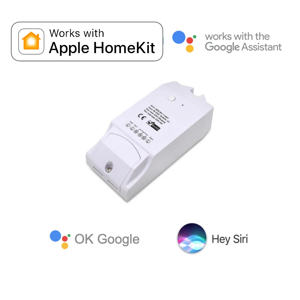 Relé dual para persiana enrollable para Apple HomeKit, Siri, Wifi