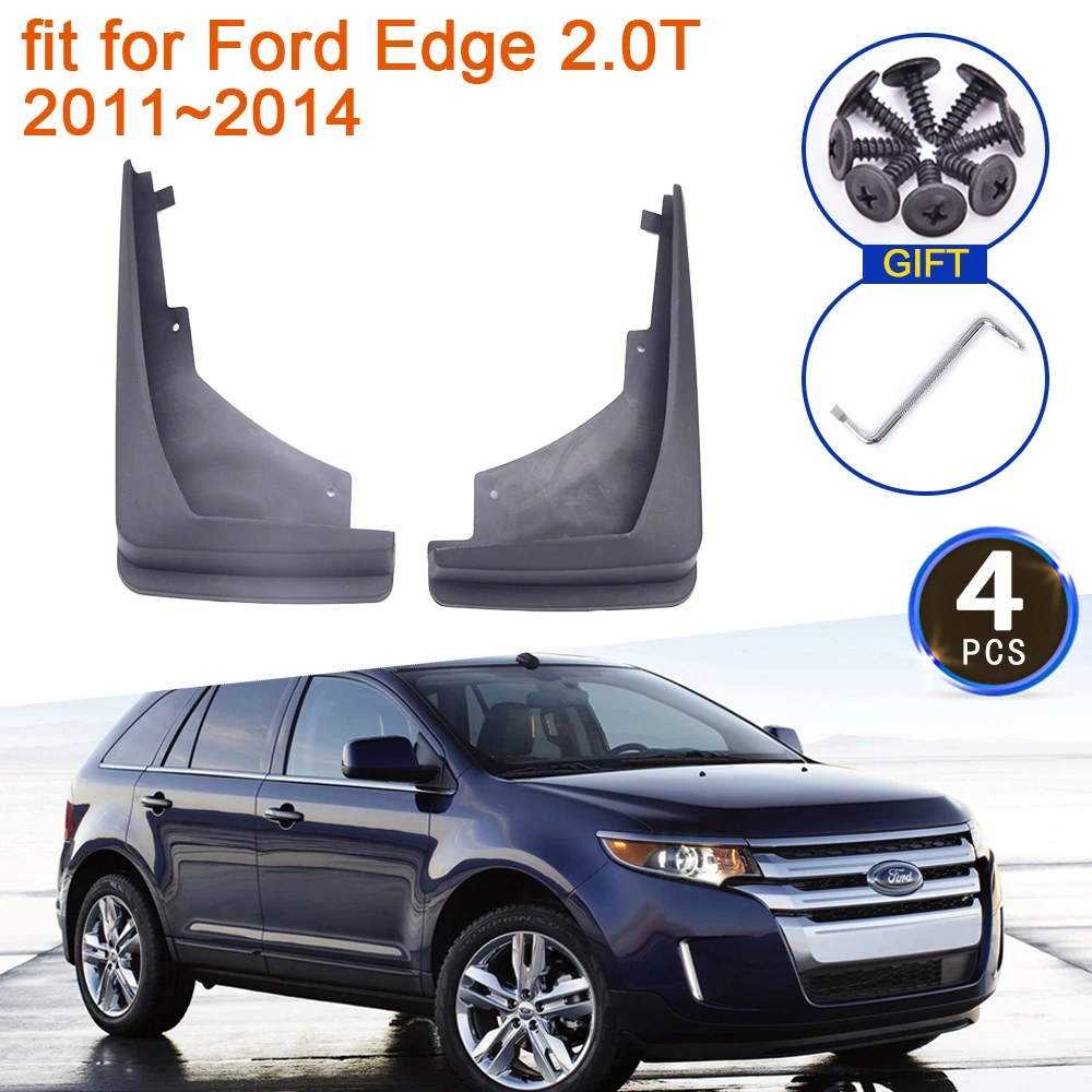 Guardabarros con solapa para coche, accesorios para Ford Edge 2,0 T 3,5 T 2007 2008 2009 2010 2011 2012 2013 2014, 2 unidades