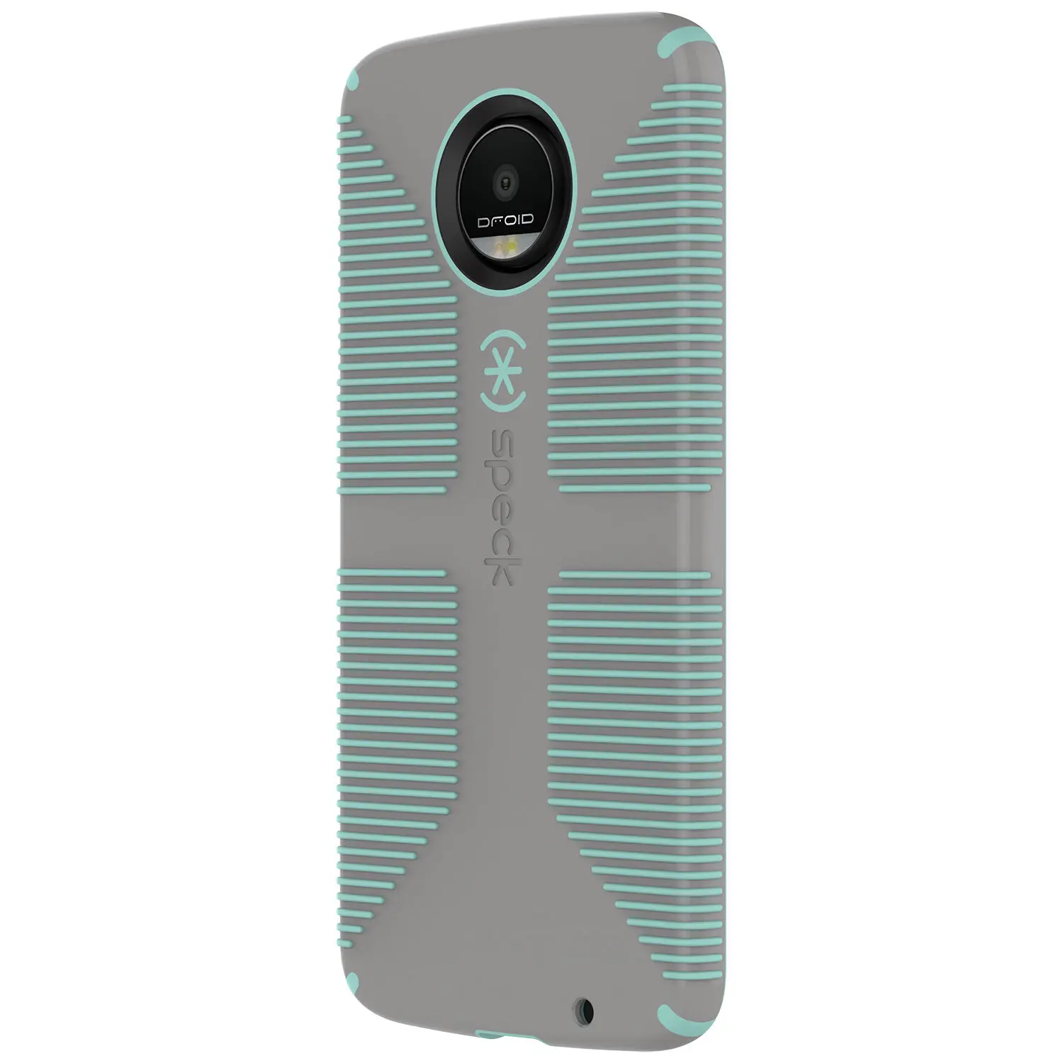Чехол Speck CandyShell Grip Series для дроида Moto Z - серый/светло-зеленый |