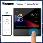 Новый настенный выключатель SONOFF NS panel Smart Scene умный дом центральный контроль интегрированная панель HMI термостат работает с alexa Siri Alice