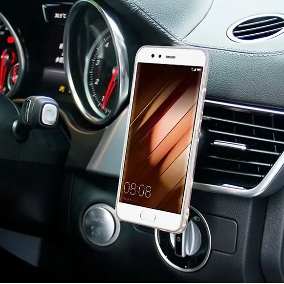 Автодержатель Momax Magnetic Mini Серебро CM5S |