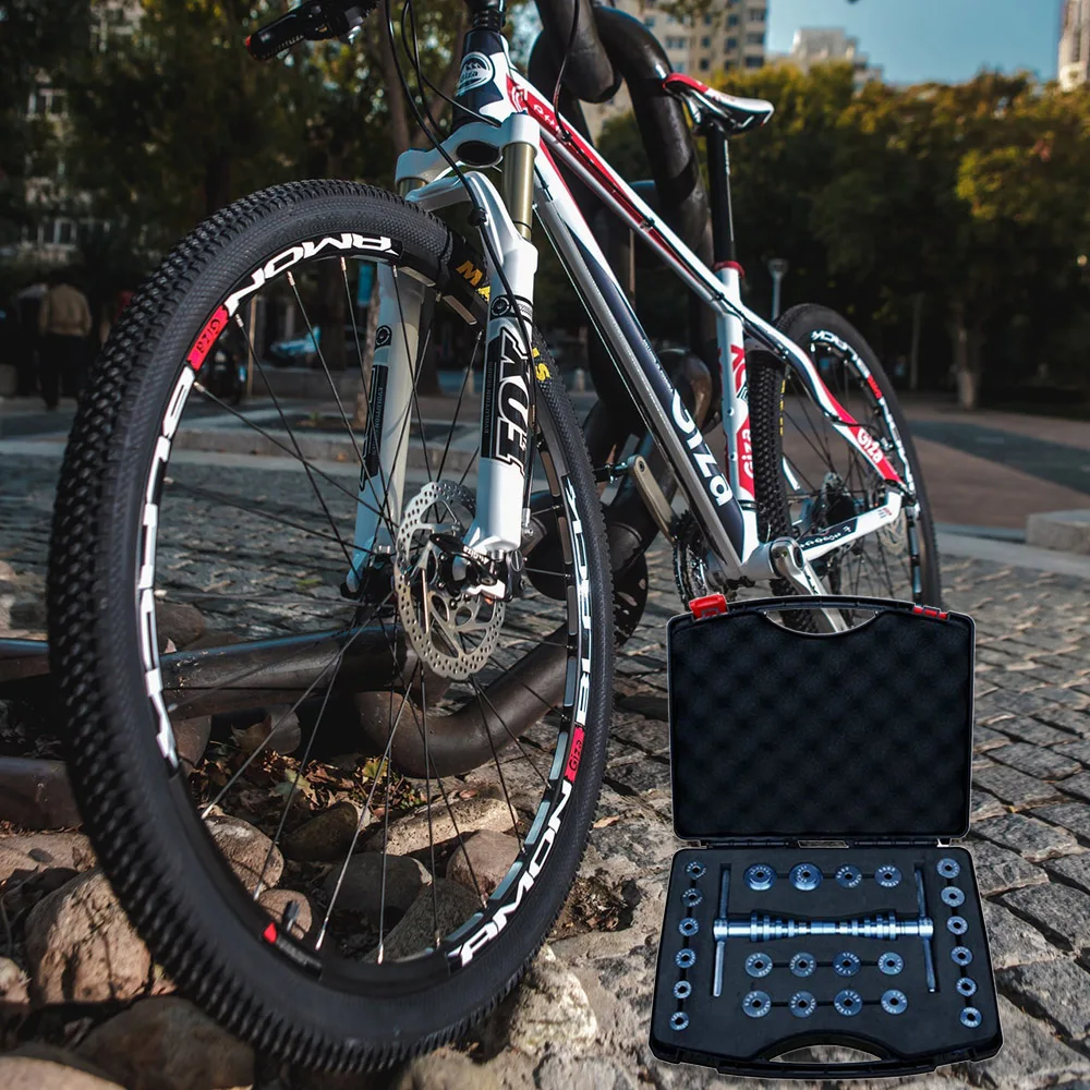 

Cycle Bearing Press Set For Wheels/Hub Bearing Installation Bicycle Soft Tail Frame Turning Point Bearing Hub Assembly Tool