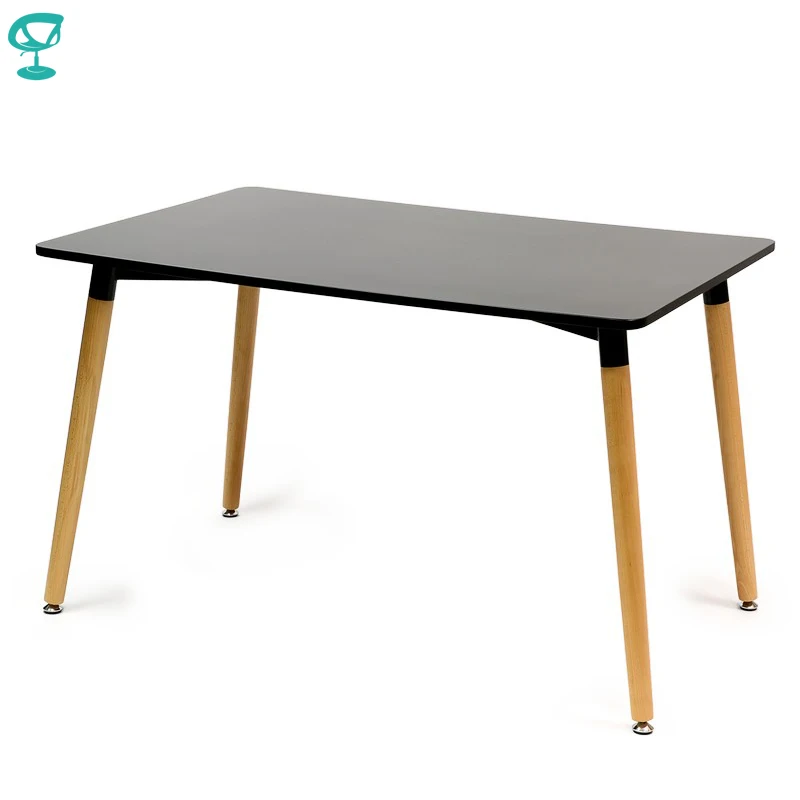Cтол Barneo T-10 94924 черный| интерьерный | дизайнерский столешница МДФ ножки бук Мебель