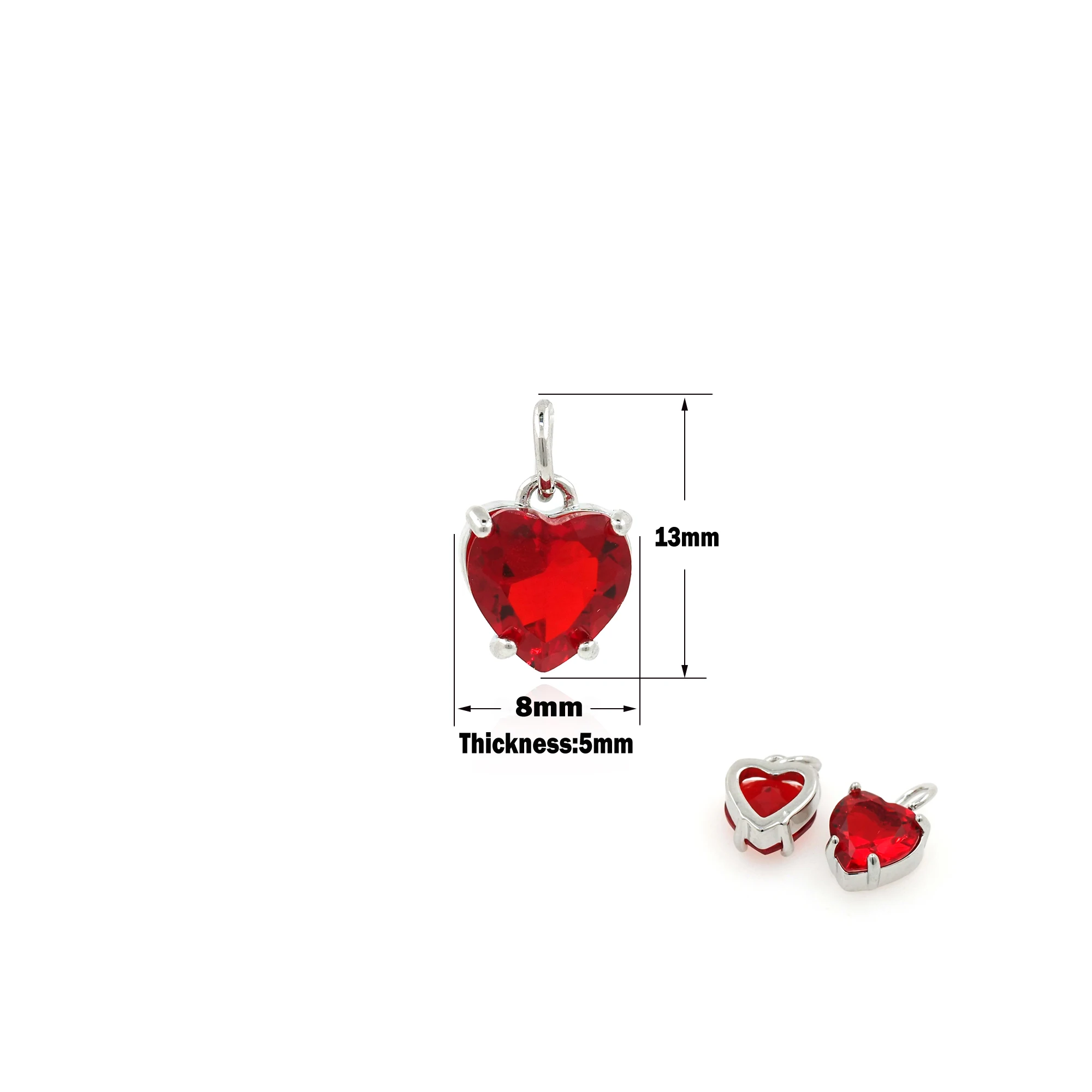 

Luxury Zircon Crystal Ocean Heart Pendant Gold Filled Ladies Korean Fashion Women Wedding Jewelry Necklace DIY Jewelry Making