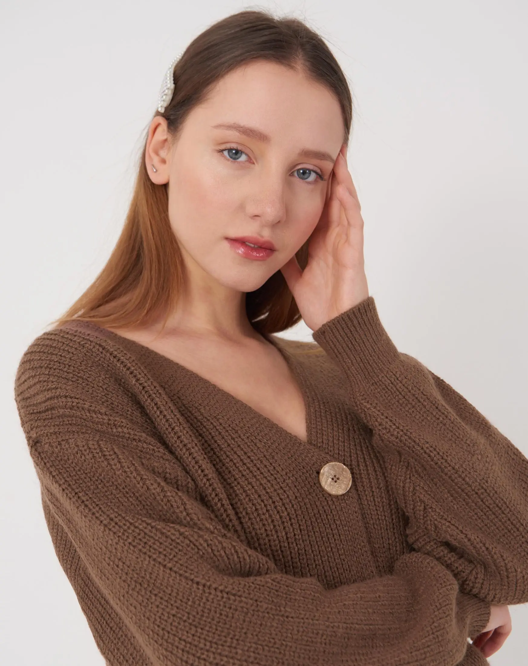 

Nese 2021 Women's Sweaters Traf Cardigan Female Femme Top Streetwear Casual