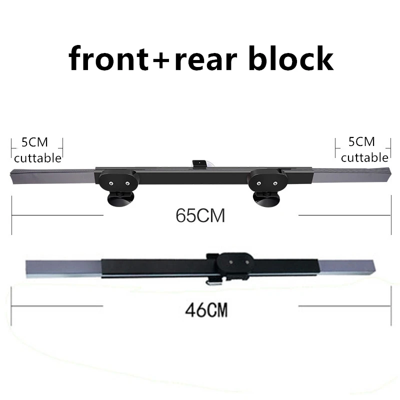 65cm front rear dark Автоматический автомобильный лобовое стекло козырек от солнца выдвижной козырек от солнца Блок SUV грузовик автомобиль УФ Защита занавес передний задний солнцезащитный козырек - Цвет: 65cm front rear dark