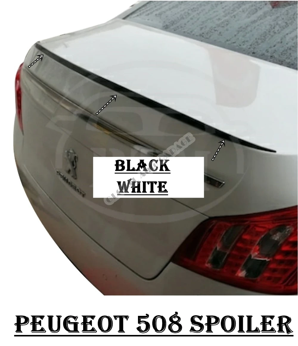 

For PEUGEOT 508 SEDAN Spoiler 2010-2021 Auto Accessory Universal Spoilers Car Antenna For Car Styling Sill Diffüser Mud Flaps