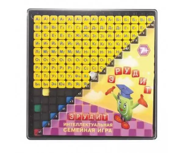 Настольная игра Эрудит. Желтые фишки Биплант 10013 | Игрушки и хобби