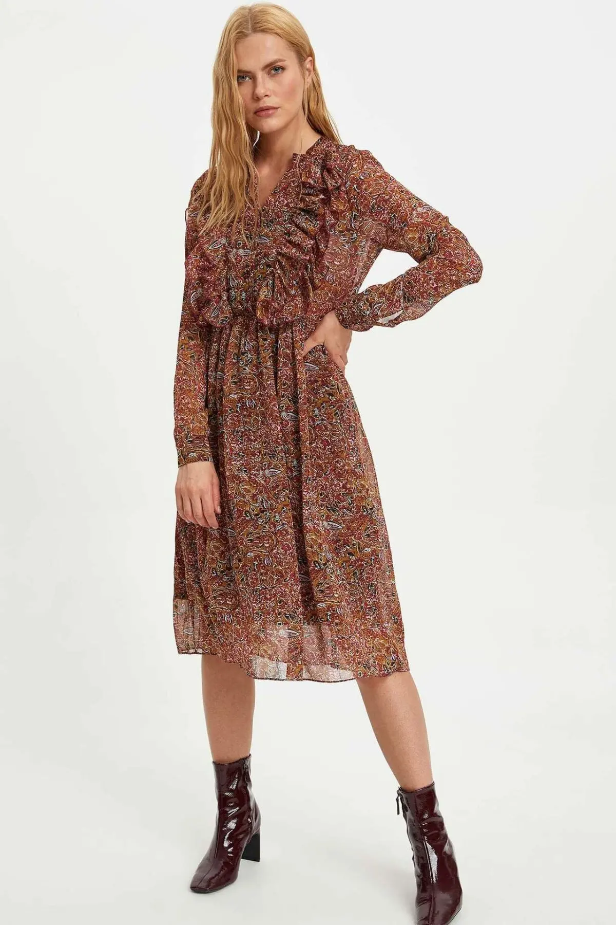 Женская тканая Dress-M5243AZ19AU | одежда
