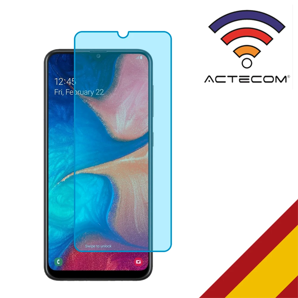 ACTECOM CRISTAL TEMPLADO PROTECTOR PANTALLA PARA SAMSUNG GALAXY A20e Cristal Templado a20 e 9H 2.5D Glass Premium 0,3mm