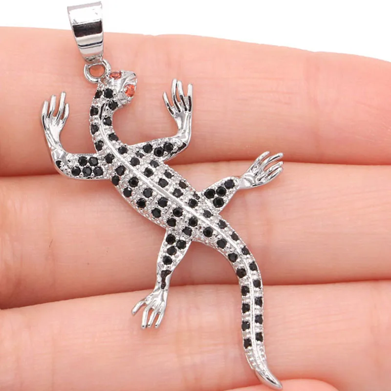 Кулон из серебра 3 6 пробы с аметистом и черным сапфиром 925 г