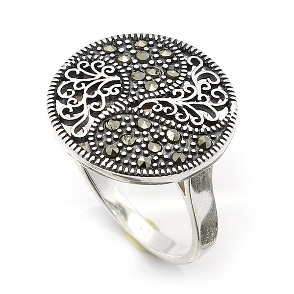 

100% 925 Sterling Silver Ring Turkish Jewelry 2020 Fashion Women Rings Female Jewelry Rings For Womens Anillo Bijoux Made Turke
