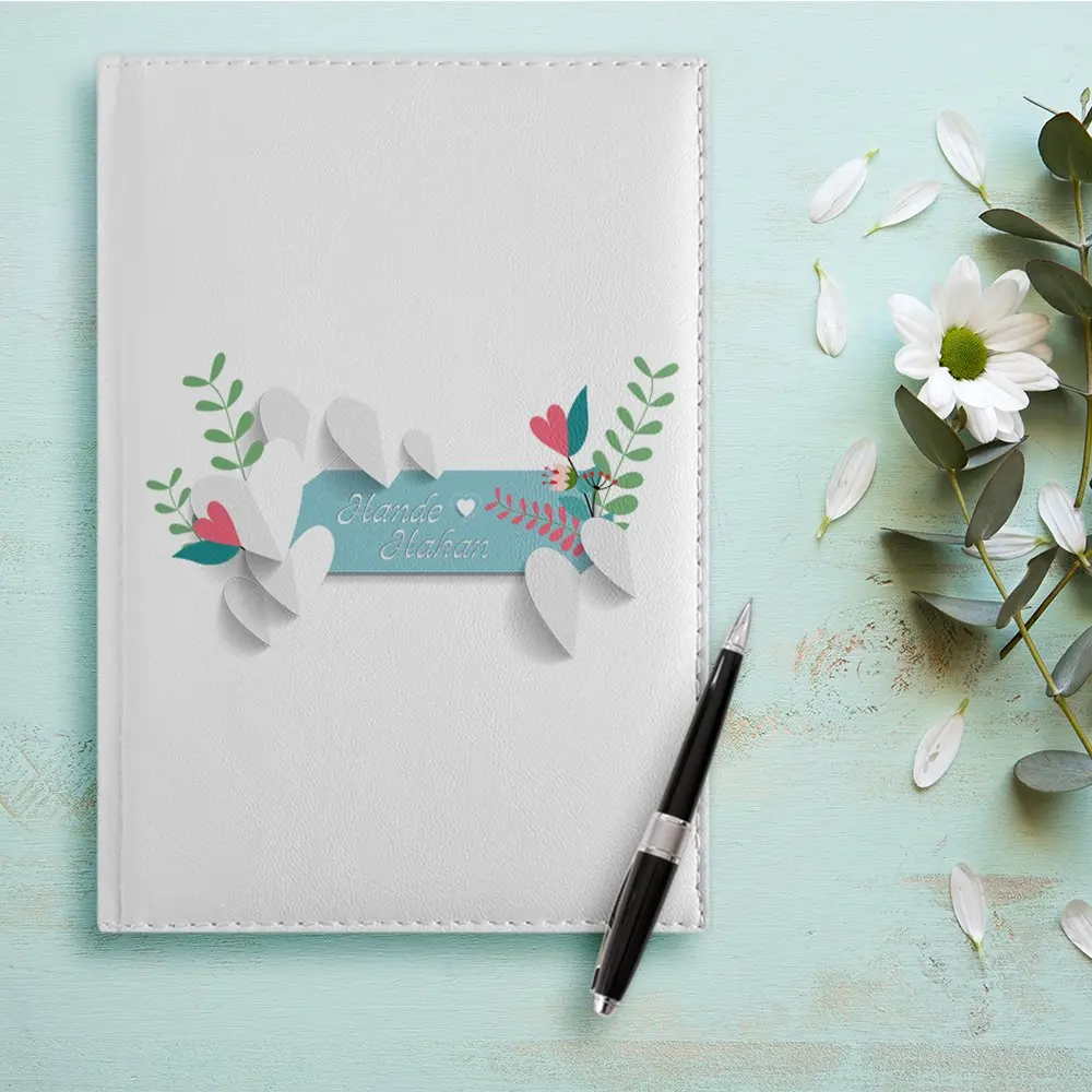 

Personalized Valentine's Day Design 2020 White Leather Organizer-15
