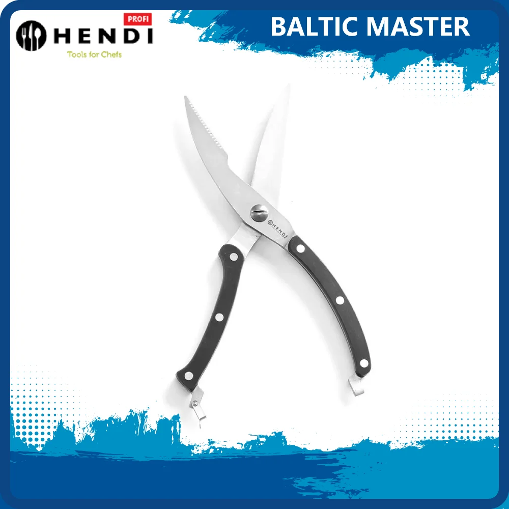 Poultry scissors Hendi kitchen line blade length 140mm 781401 | Kitchen Knives