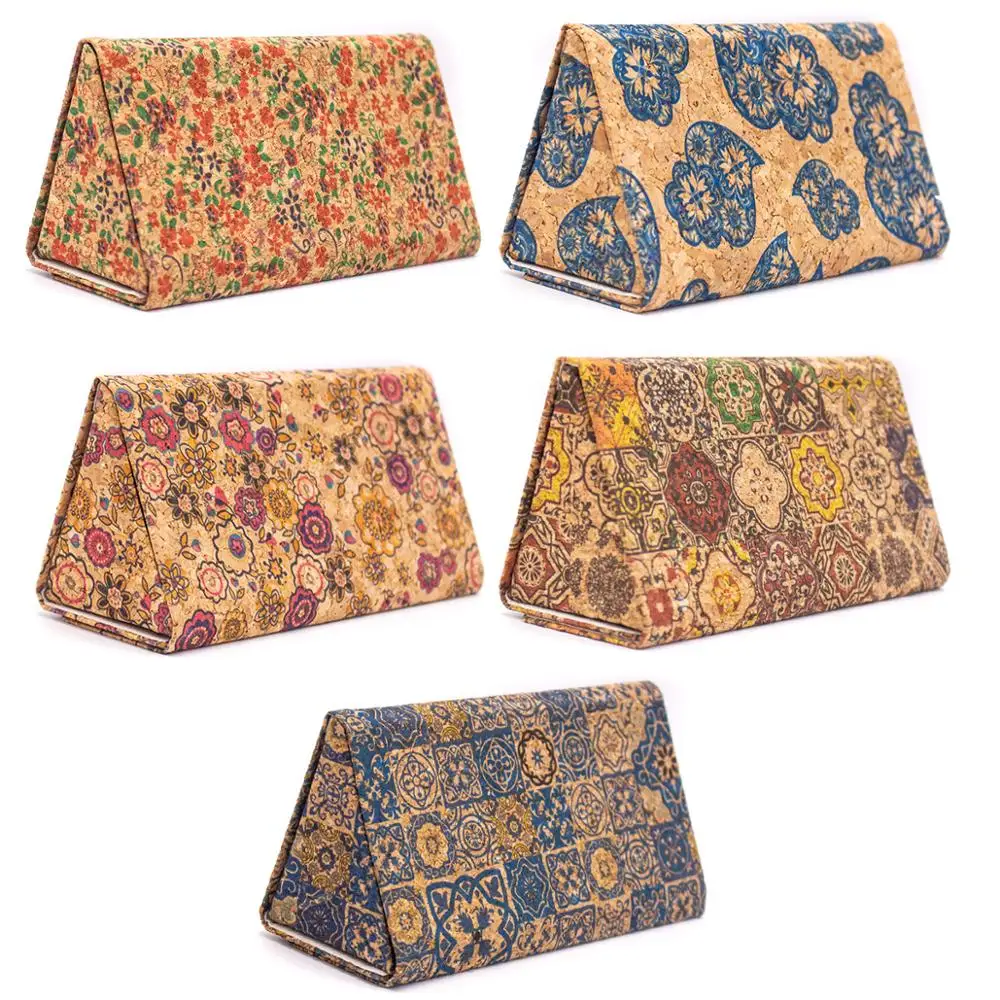 

Cork Sunglasses Case Soft Wood Box Womens Summer Glasses Case L-041