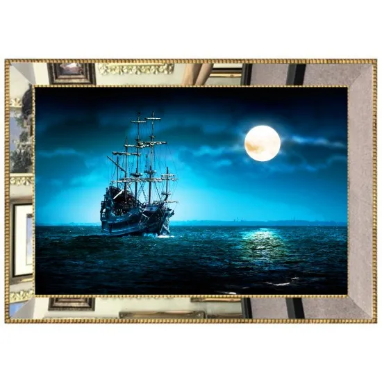 Kopen 3D Digitale Canvas Schilderij Met Spiegel Frame 70*100 Cm